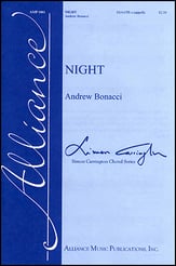 Night SSAATB choral sheet music cover